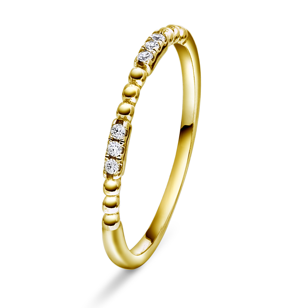 Pan Jewelry, Ring i 925 forgylt sølv med zirkonia