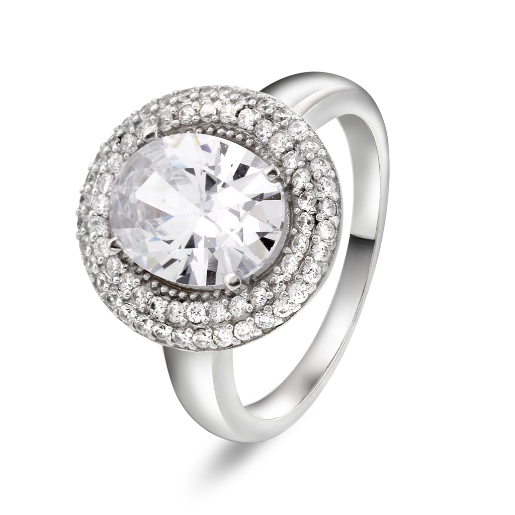 Pan jewelry, Ring i 925 sølv med zirkonia