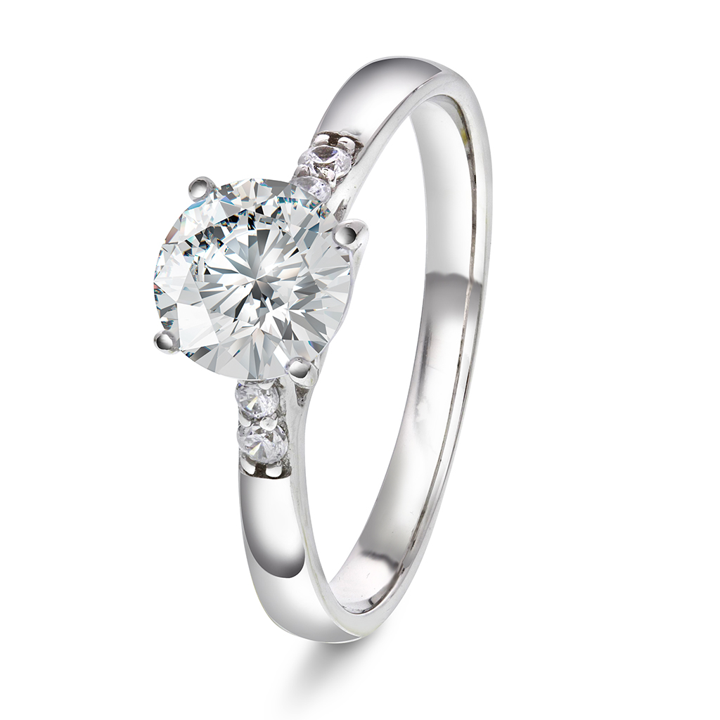 Pan Jewelry, Ring i 925 sølv med zirkonia