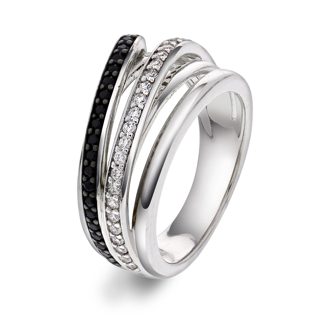 Pan Jewelry, Ring i  925 sølv med zirkonia
