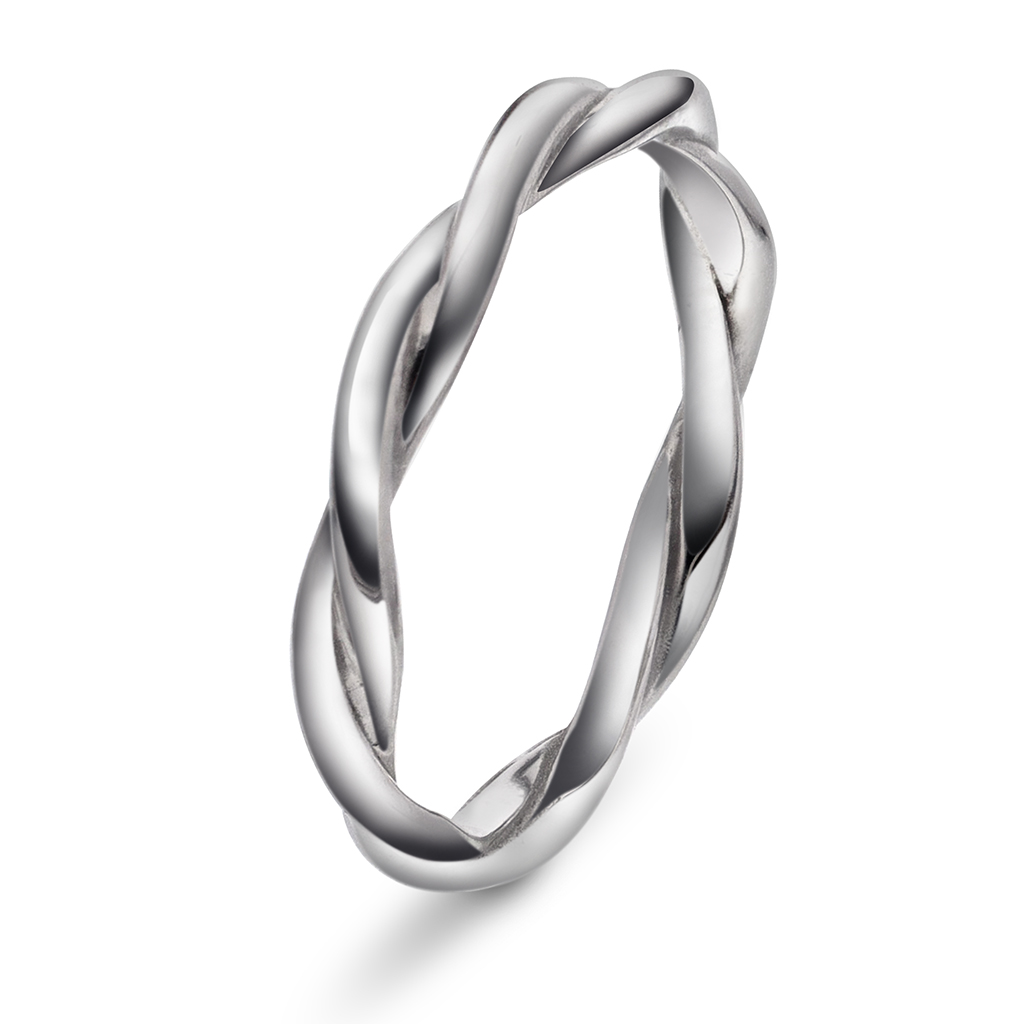 Pan Jewelry Drops, Ring i 585 hvitt gull