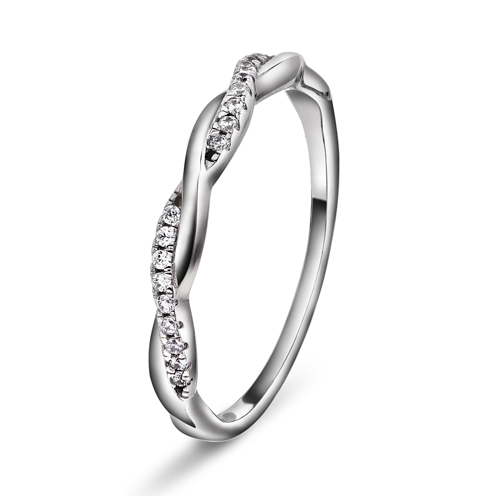 Pan Jewelry, Friendship ring i 925 sølv med zirkonia